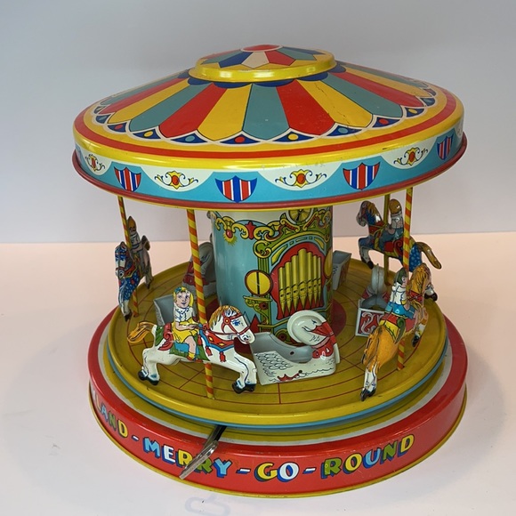 J Chein & Co Musical Merry Go Round - Picture 10 of 17
